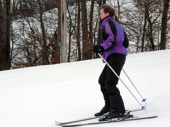 Susan Skiing